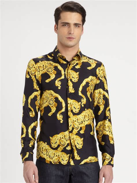 versace dressing shirt|shirts that look like Versace.